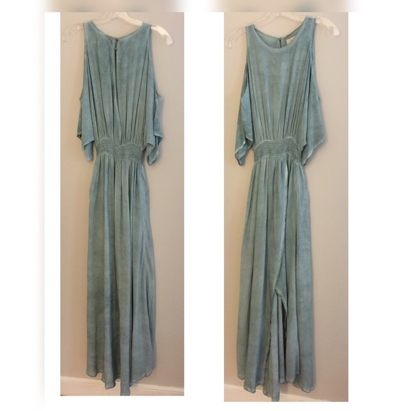 new Anthropologie Avenia Open-Shoulder Maxi Dress - Picture 4 of 7